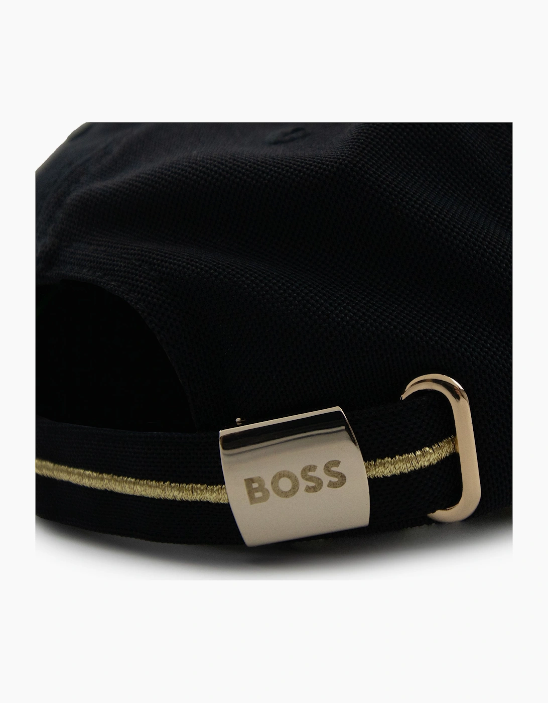 Hugo Boss Knitted-piqué Six-panel Cap With Embroidered Logo Black 003