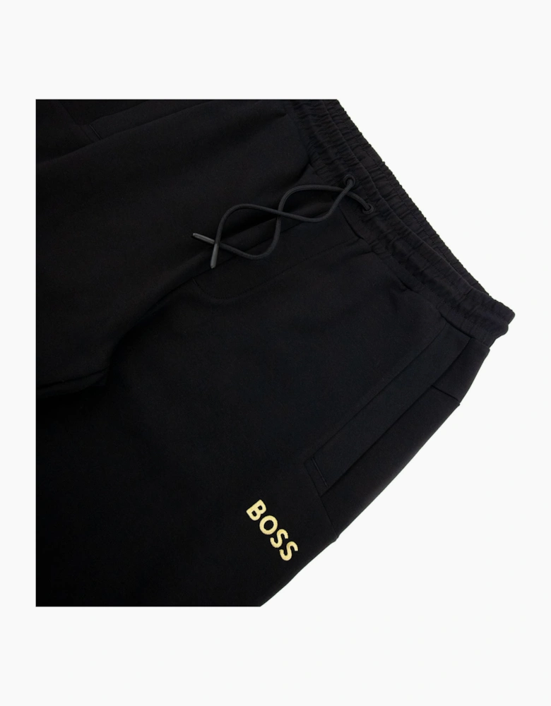 Hugo Boss Hadiko 1 Metallic Logo Bottoms Black 001