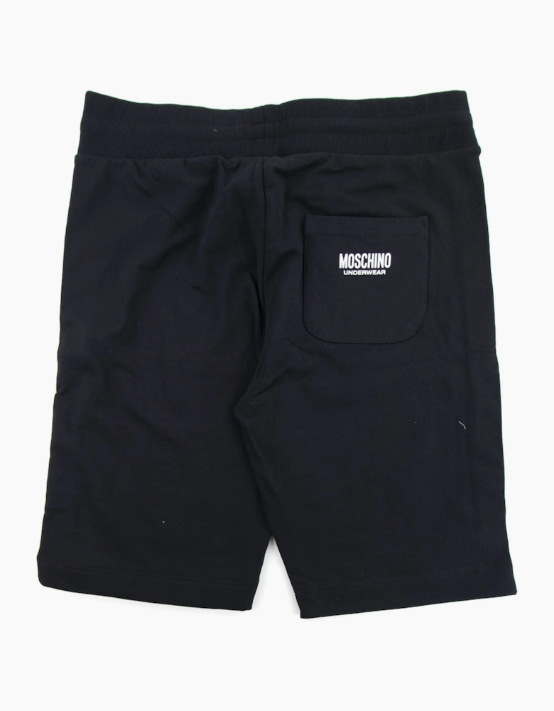 Moschino Underwear Logo Tape Shorts Black 0555