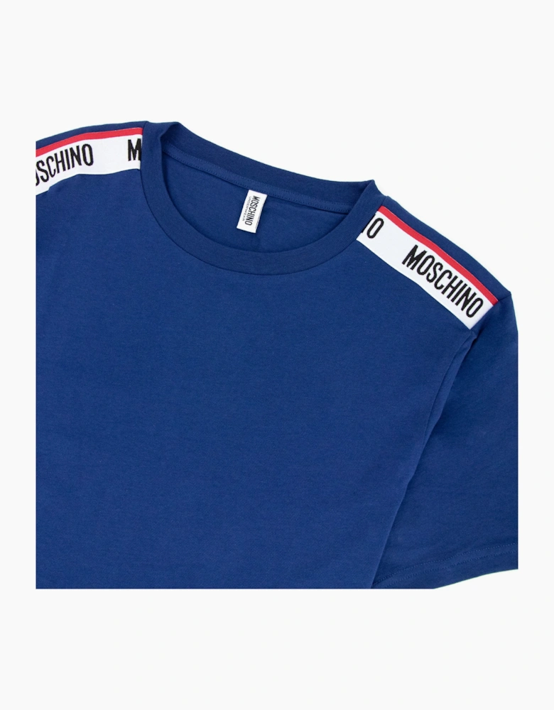 Moschino Underwear Tape Logo T-shirt Navy 0290