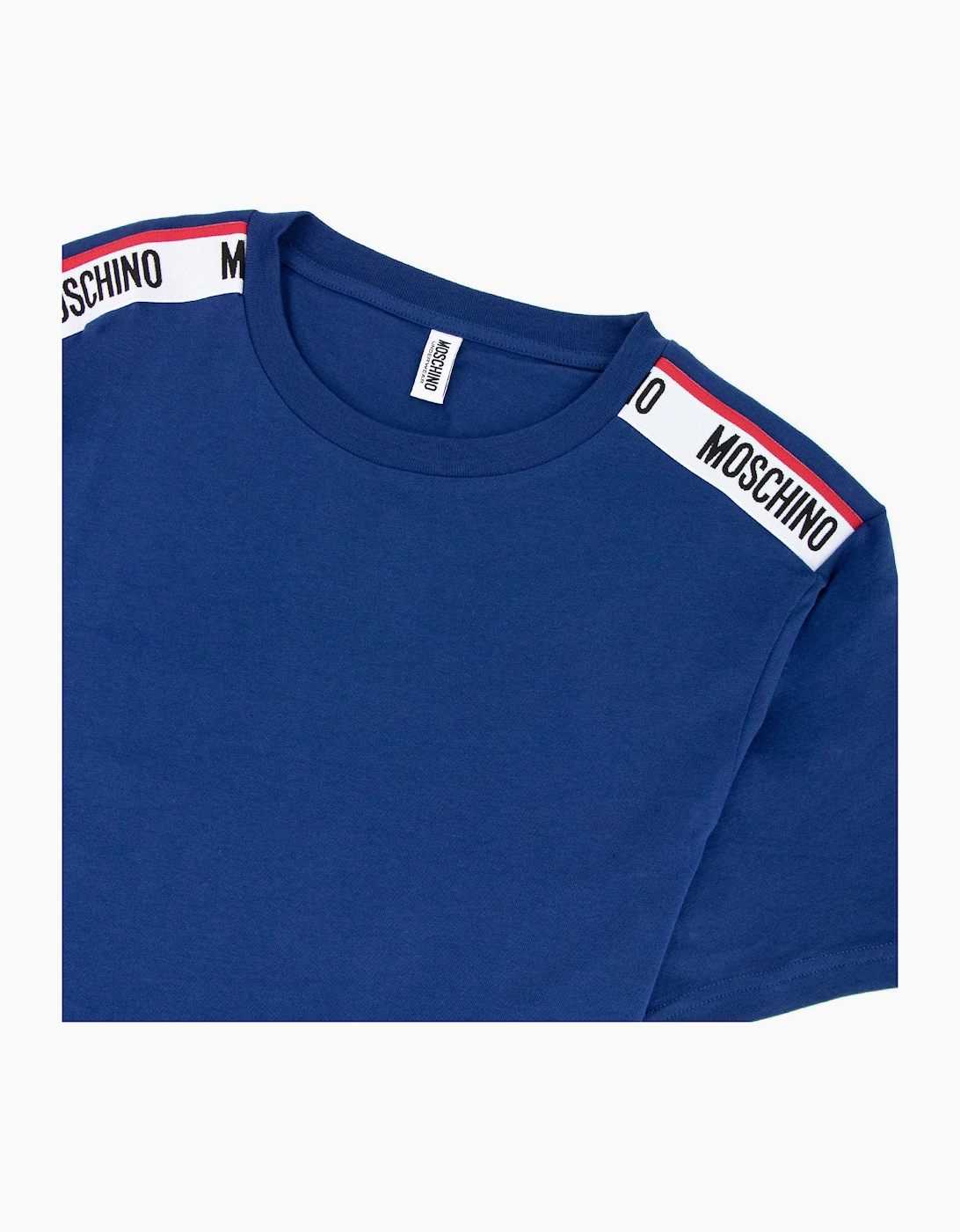 Moschino Underwear Tape Logo T-shirt Navy 0290
