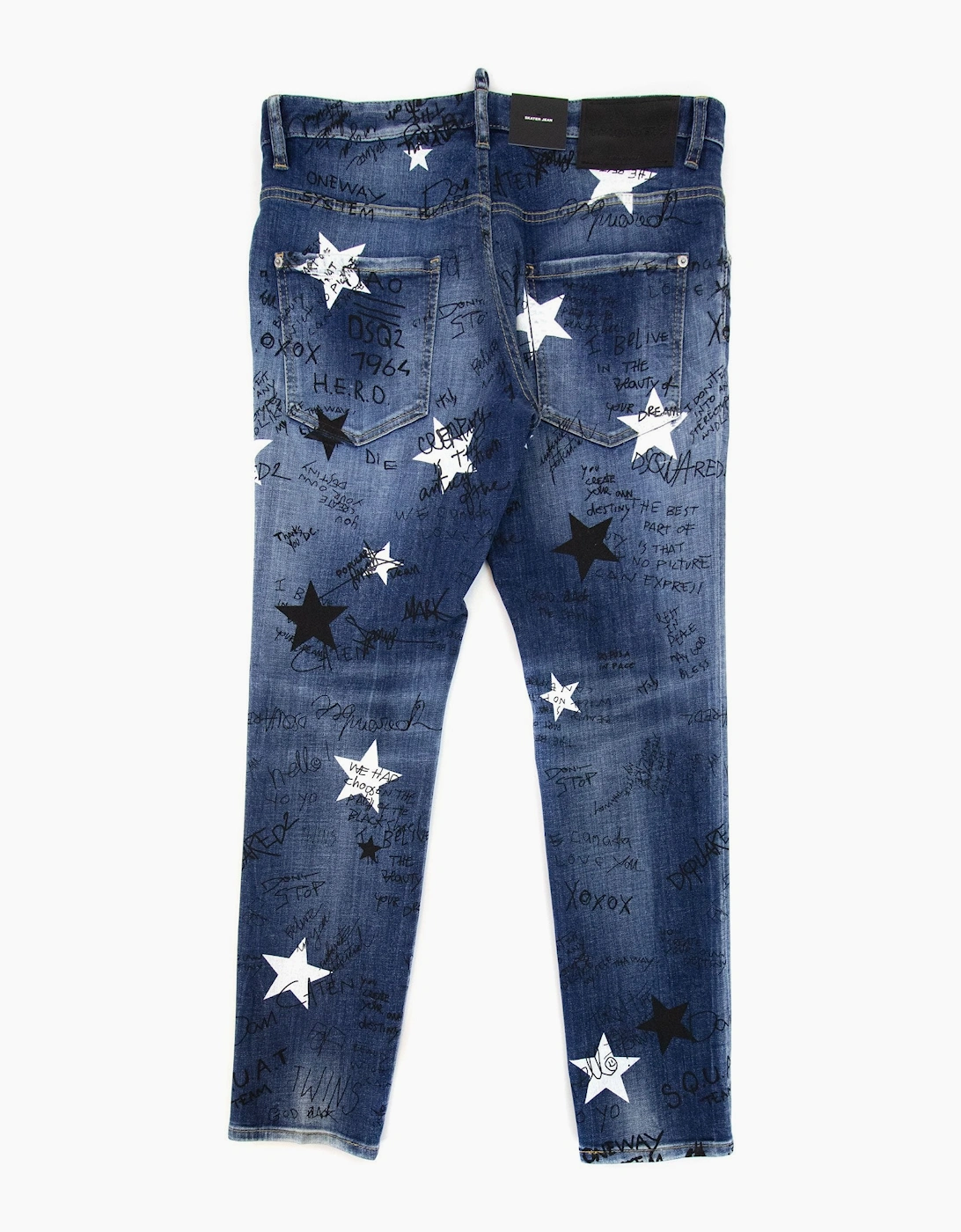 Dsquared2 Skater Star Wash Jeans Navy Blue 470