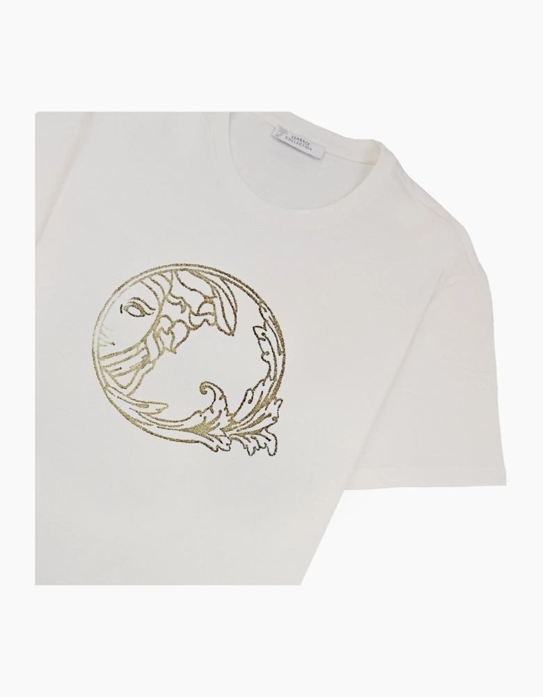 Versace Collection Medusa T Shirt Off White