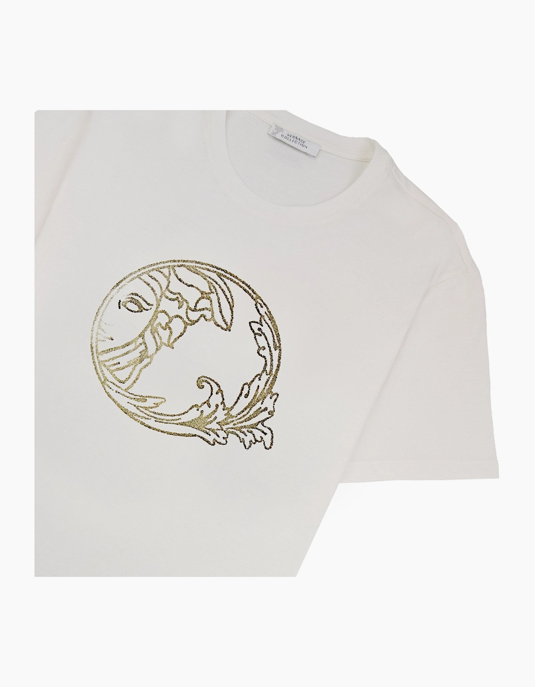 Versace Collection Medusa T Shirt Off White