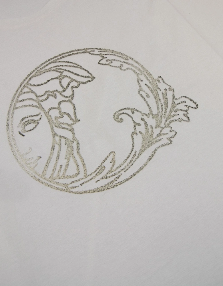 Versace Collection Medusa T Shirt Off White