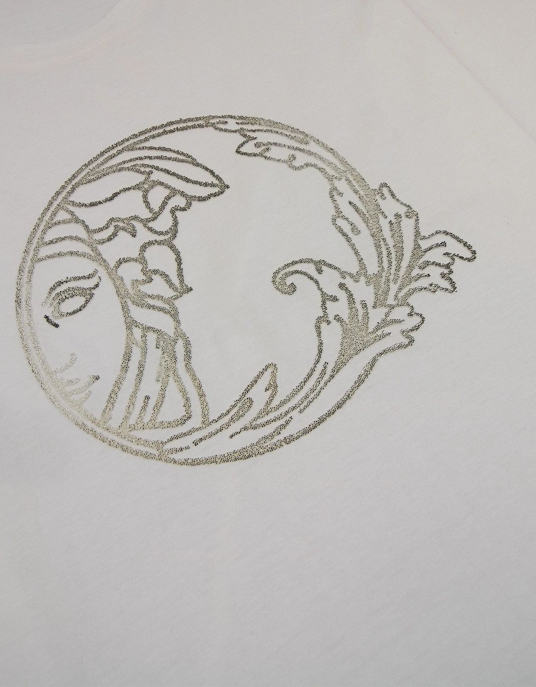 Versace Collection Medusa T Shirt Off White