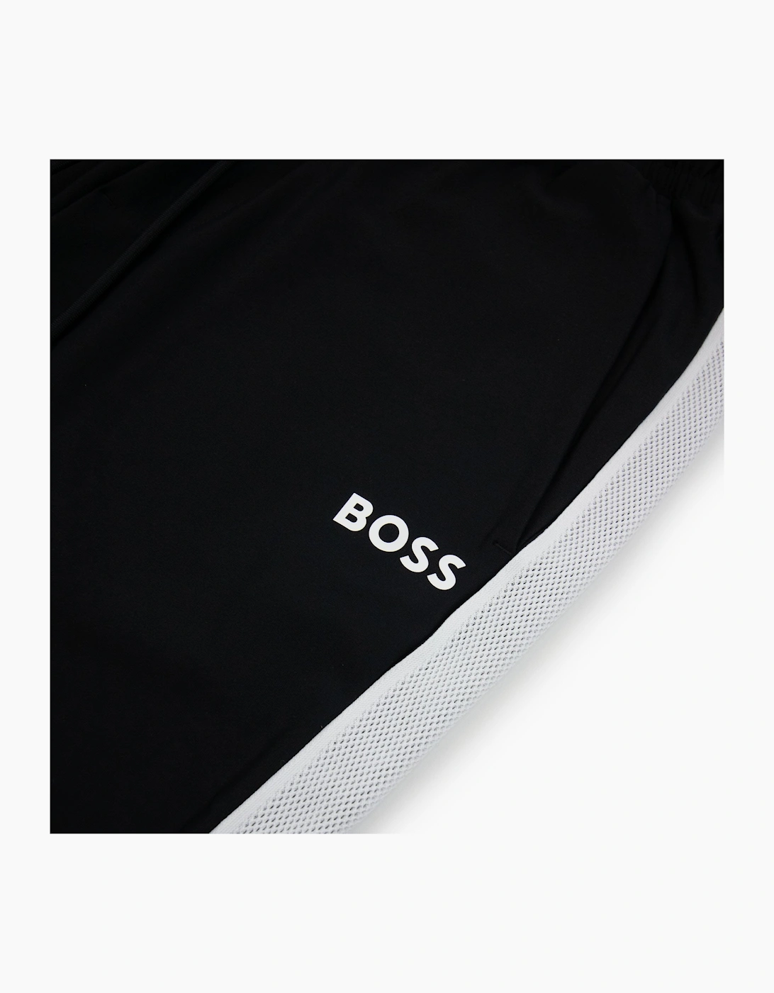 Hugo Boss Boss X Matteo Berrettini Tracksuit Bottoms With Contrast Tape And Branding Black 001