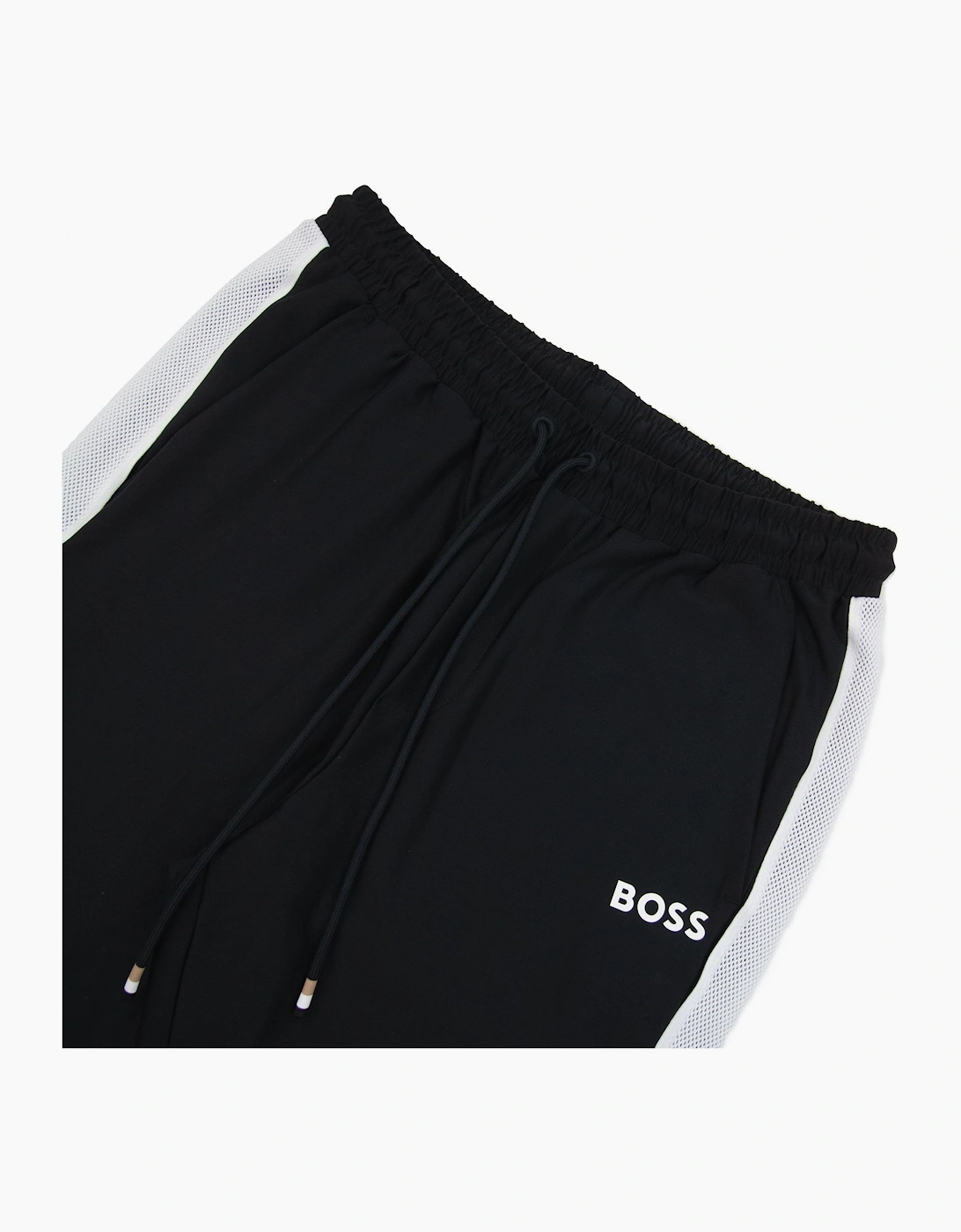 Hugo Boss Boss X Matteo Berrettini Tracksuit Bottoms With Contrast Tape And Branding Black 001