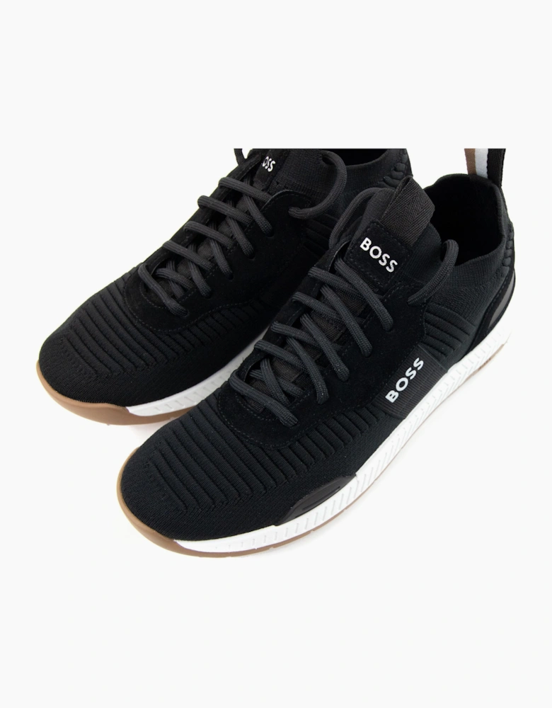 Hugo Boss Mesh Sock Runner Black/white
