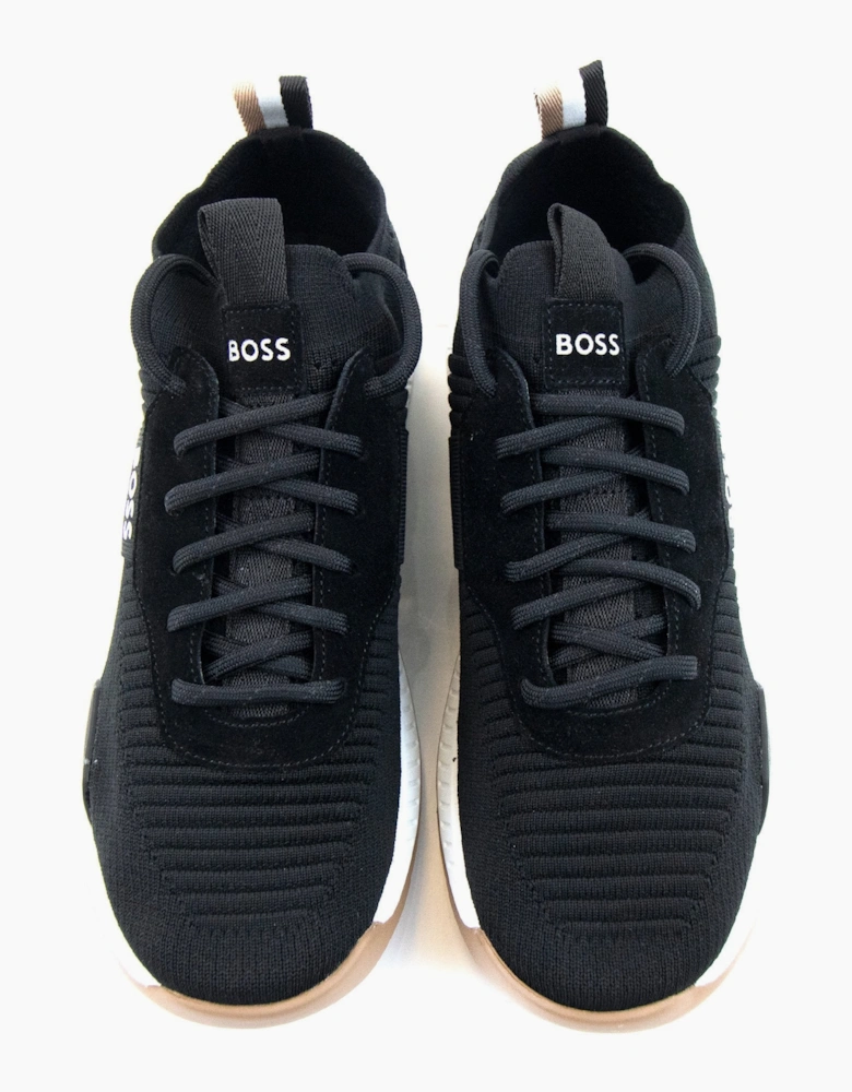 Hugo Boss Mesh Sock Runner Black/white