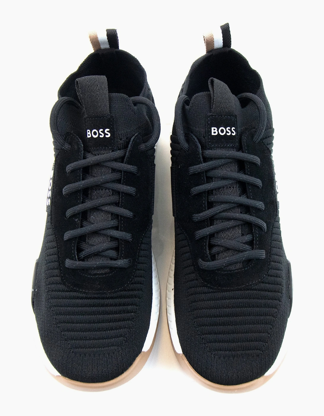 Hugo Boss Mesh Sock Runner Black/white