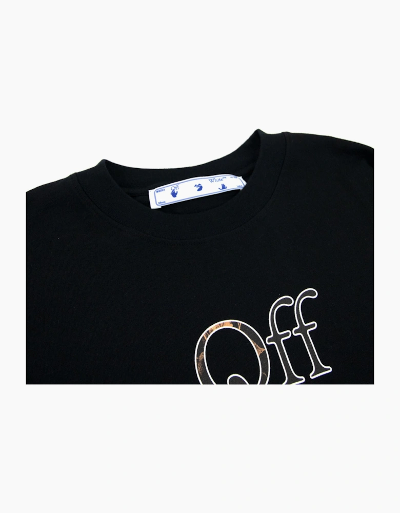 Off White Carav Hand S/s T Shirt Black Multi