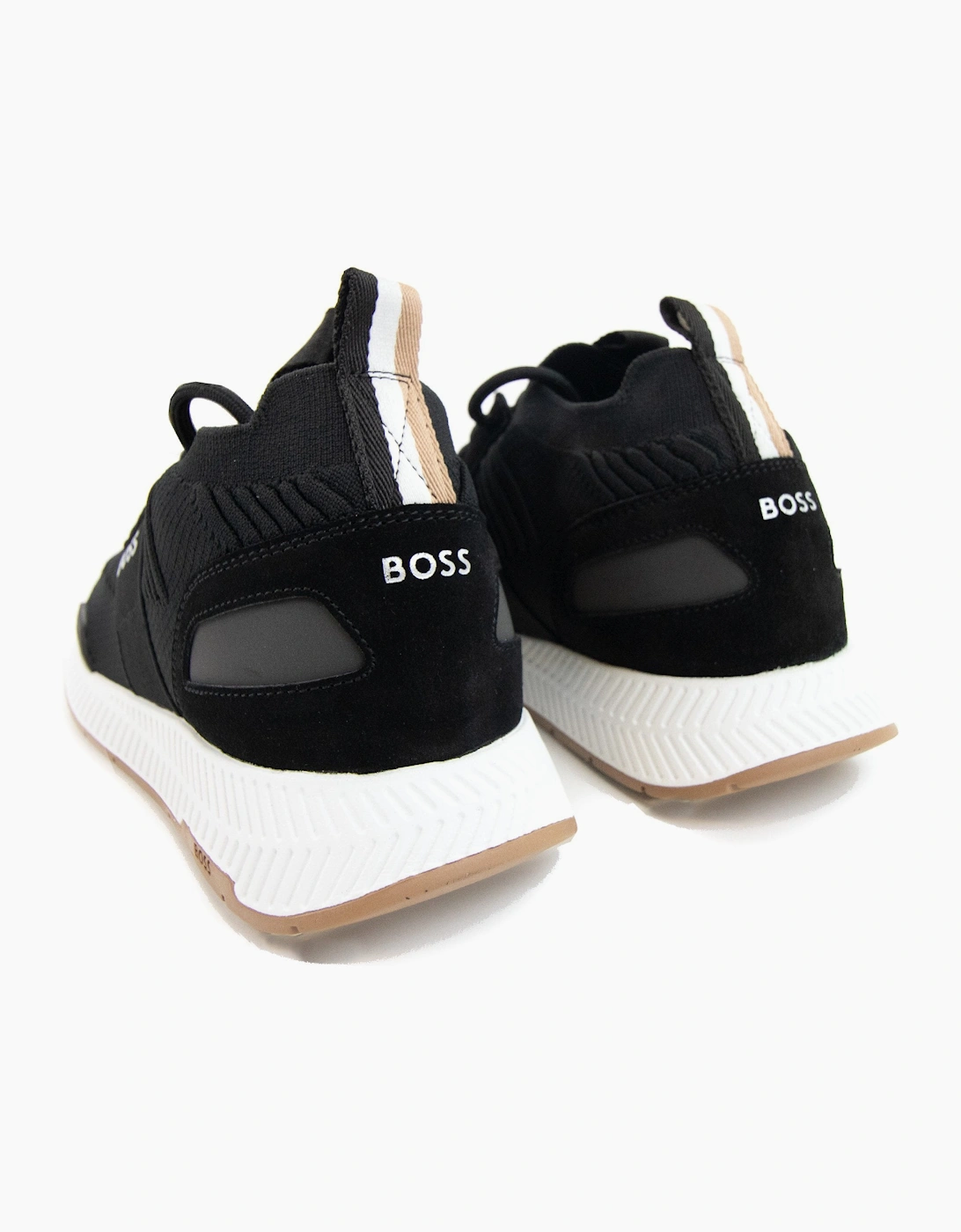 Hugo Boss Mesh Sock Runner Black/white