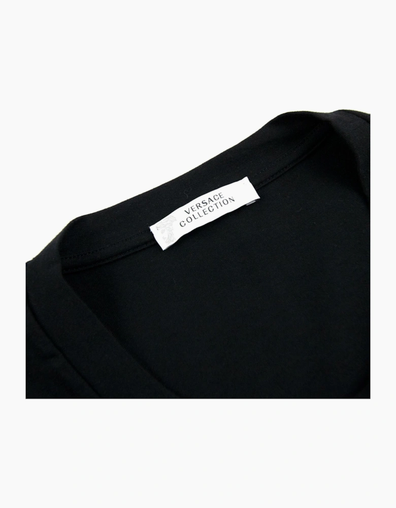 Versace Collection Branch Print T-shirt Black
