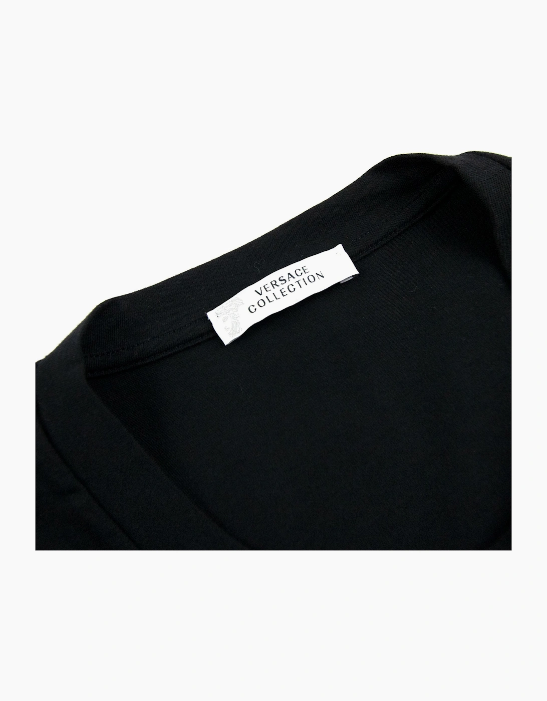 Versace Collection Branch Print T-shirt Black