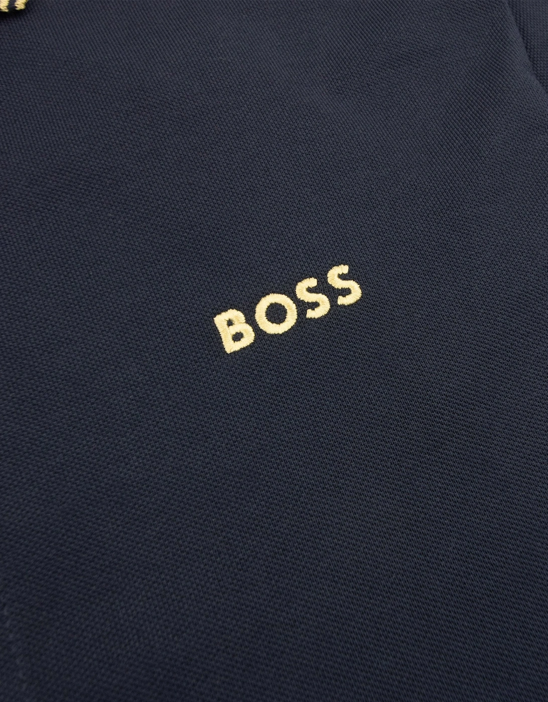 Hugo Boss Paule 4 Slim Fit Branded Placket Polo Navy 403