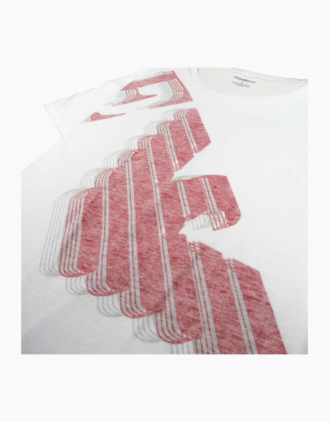 EA7 Swimwear Front Big Logo T-shirt White