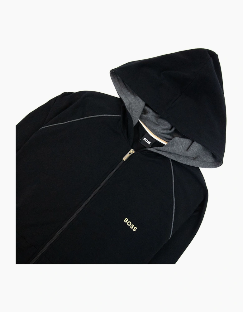 Hugo Boss Mix & Match Logo Zip Up Jacket Black 005