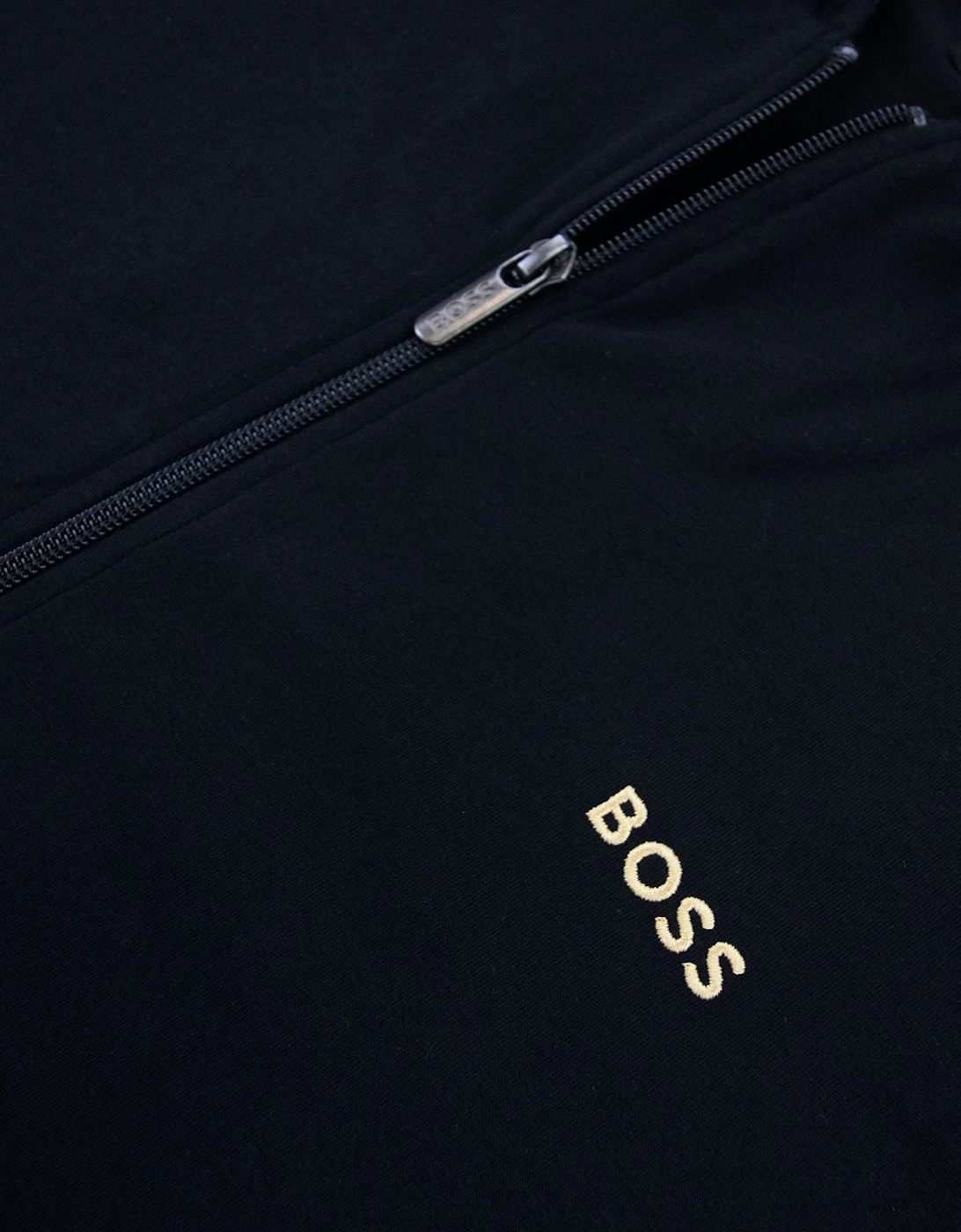 Hugo Boss Mix & Match Logo Zip Up Jacket Black 005