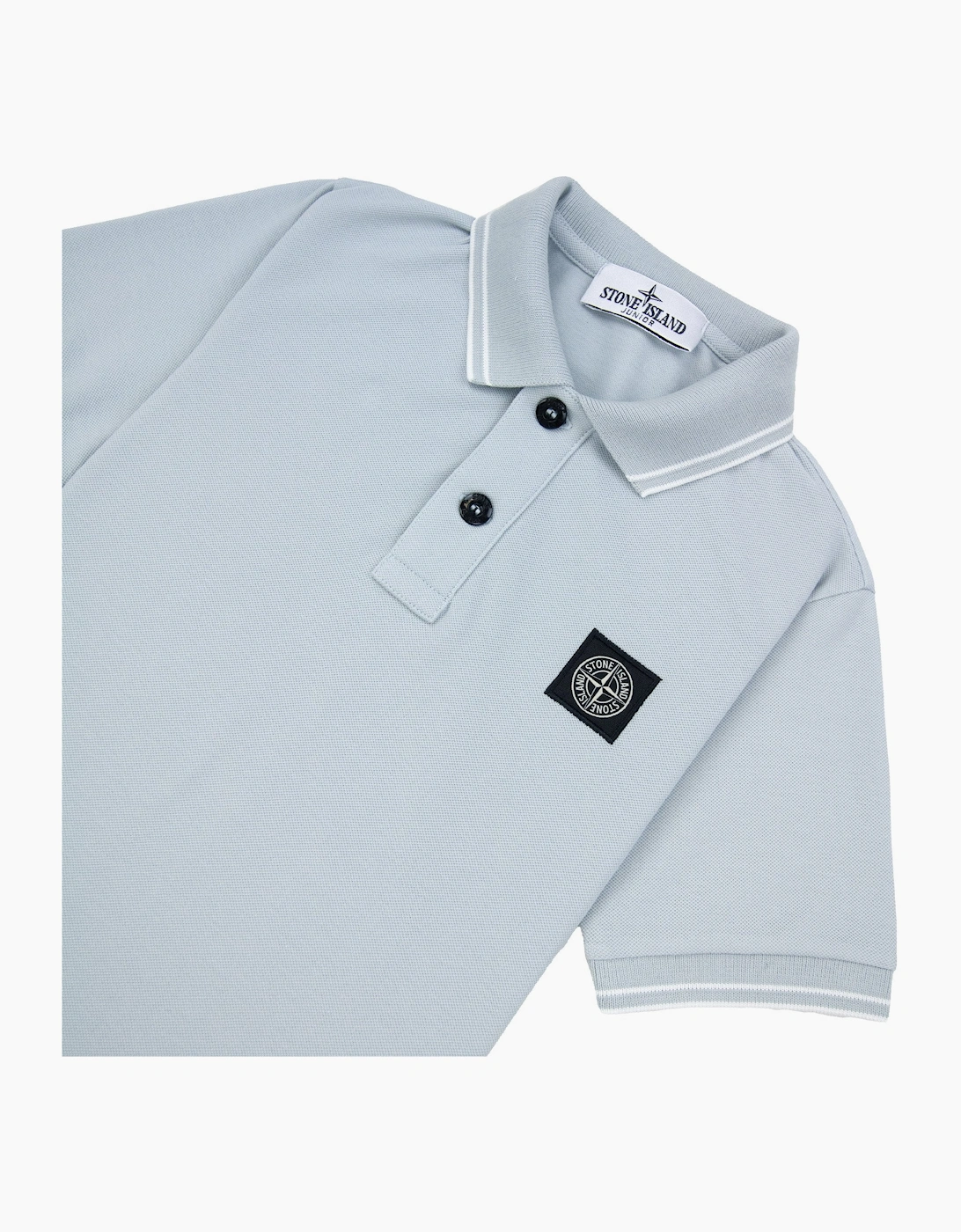 Stone Island Junior Polo SS Kids Sky Blue V0041