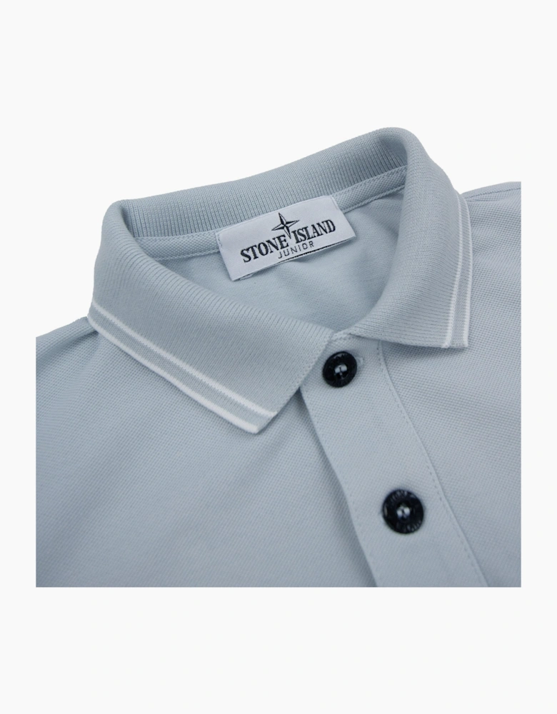 Stone Island Junior Polo SS Kids Sky Blue V0041