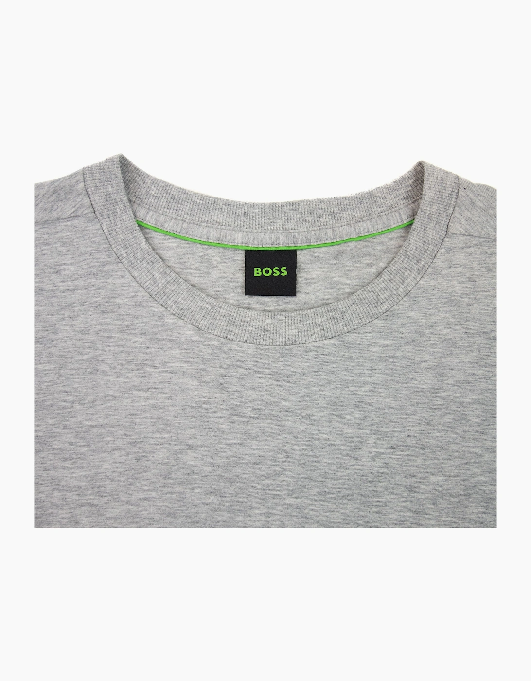 Hugo Boss Tee 1 Logo Printed T Shirt Grey 059