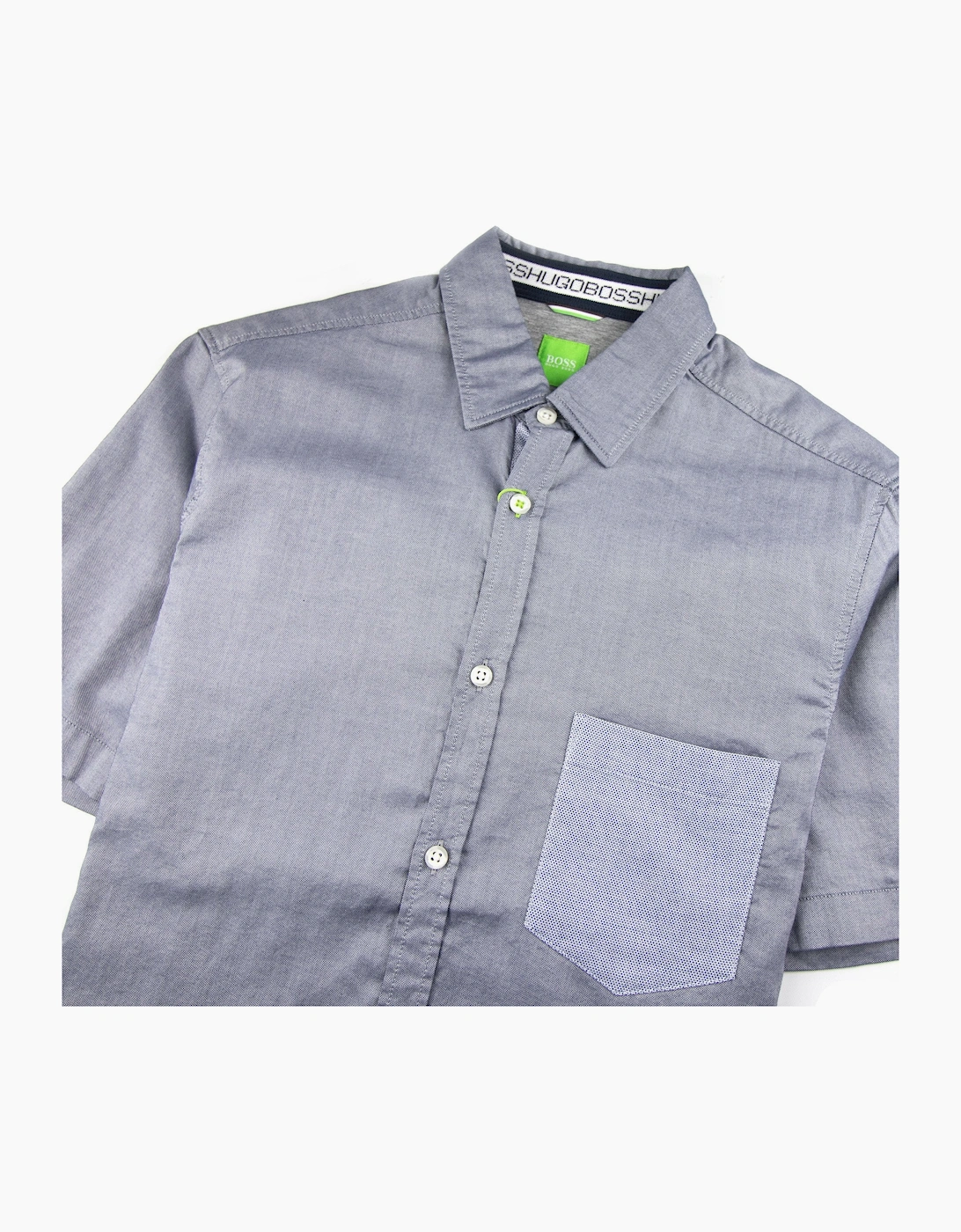 Hugo Boss Baloy Short Sleeve Shirt Dark Grey