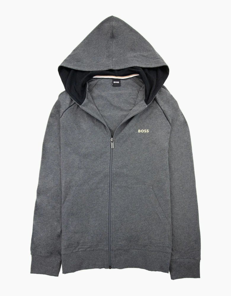 Hugo Boss Mix & Match Logo Zip Up Jacket Dark Grey 010