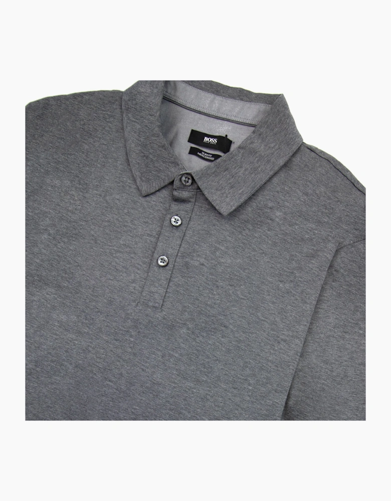 Hugo Boss Paver 01 Long Sleeve Cuff Polo Grey