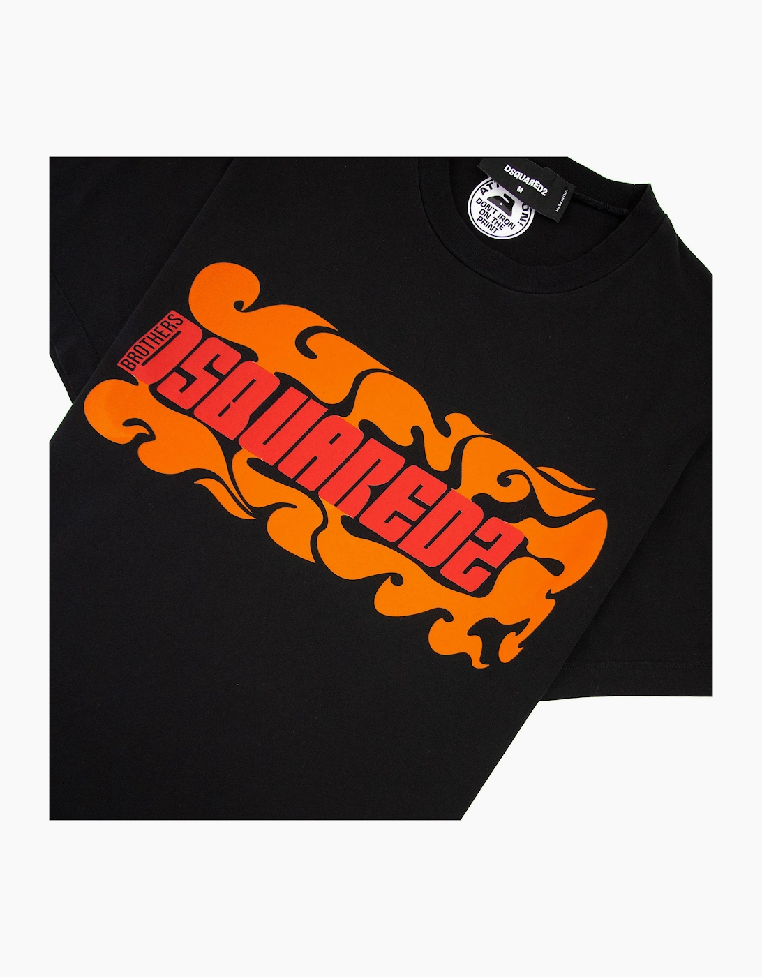 Dsquared2 Wave Logo Cigar Tee Black