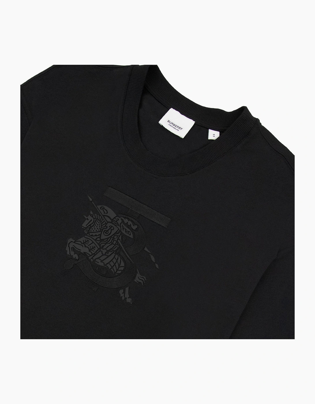 Burberry Tristan Embroidered Ekd T-shirt Black