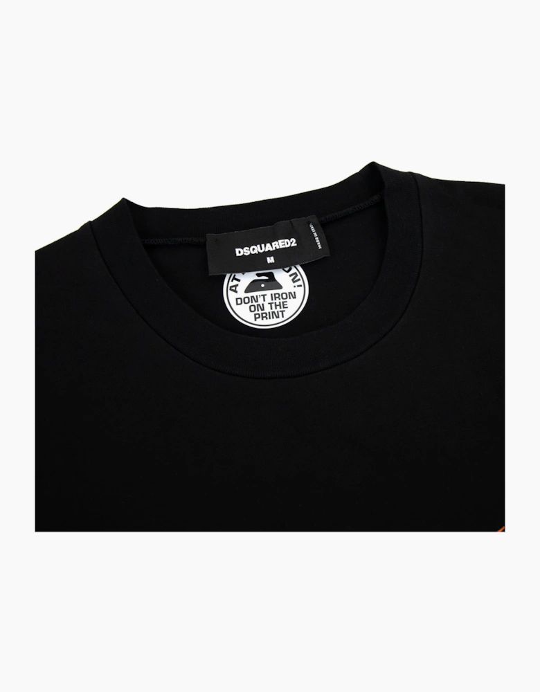 Dsquared2 Wave Logo Cigar Tee Black