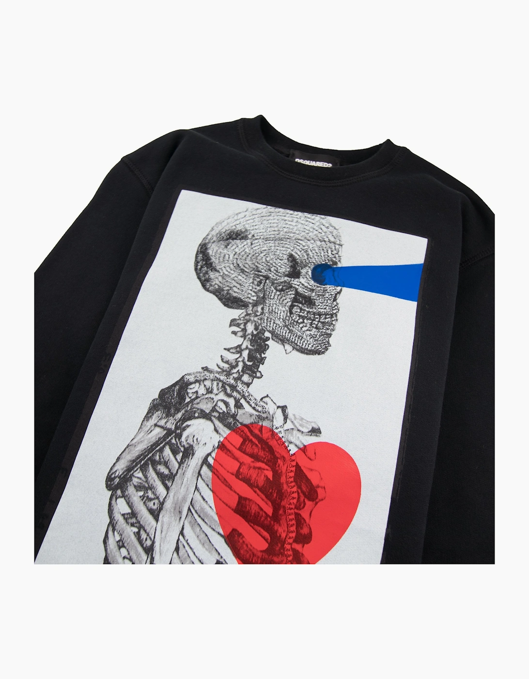 Dsquared2 Kids X-ray Heart Print Sweatshirt Black