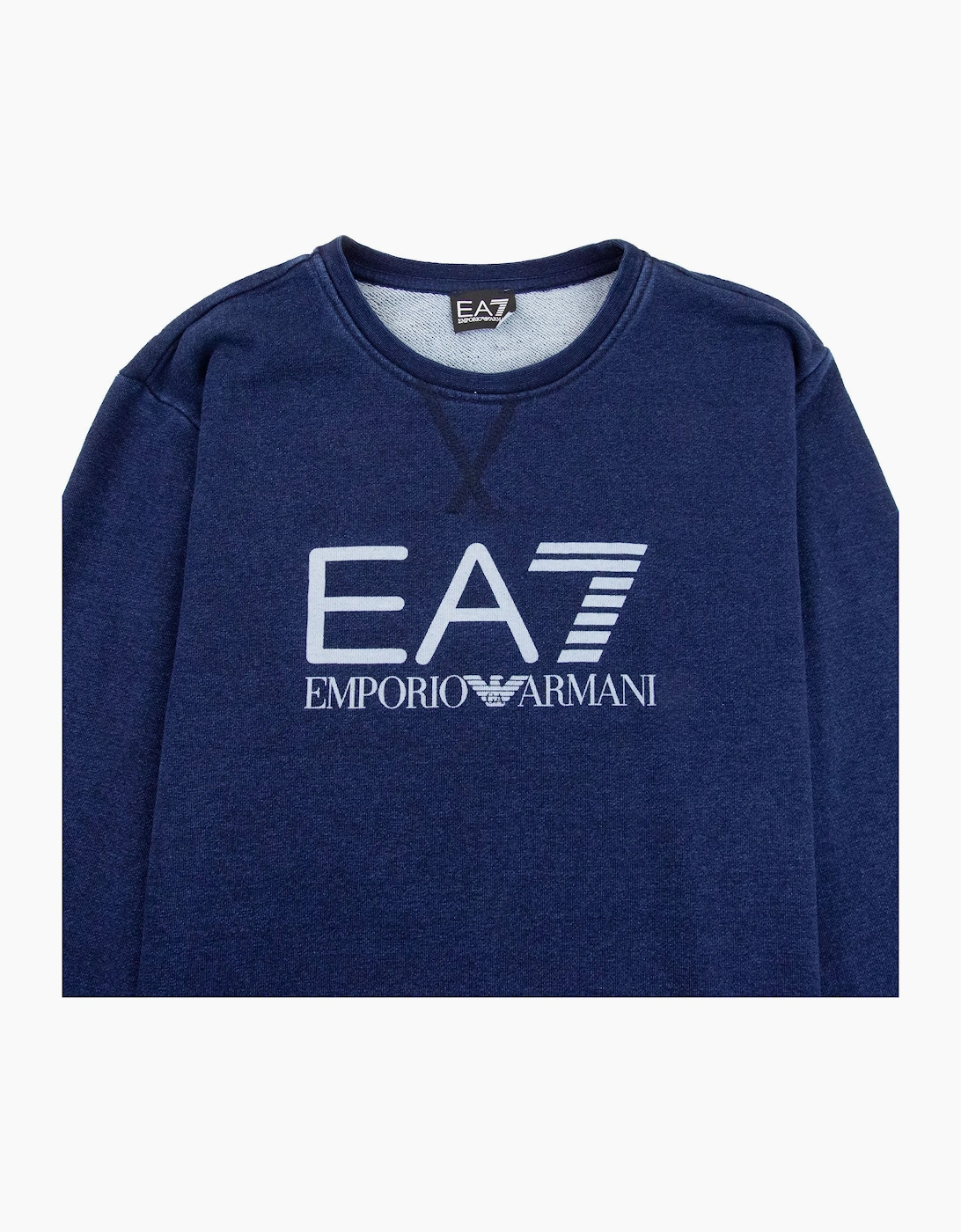 EA7 Train Inspired Crew Neck Sweatshirt Indigo