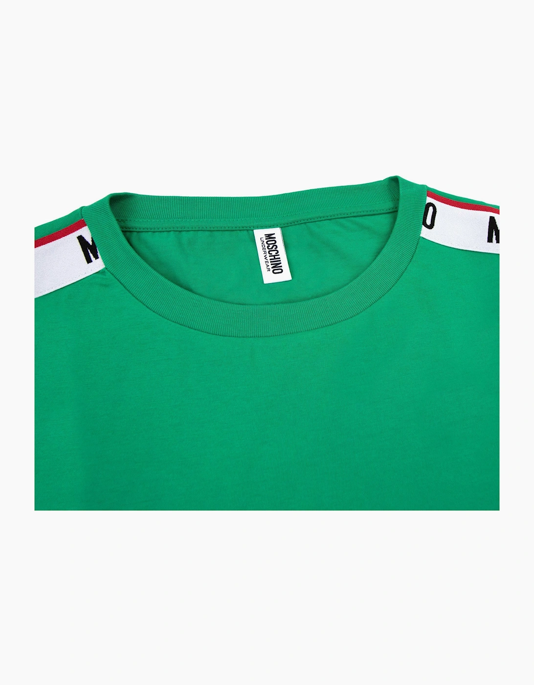 Moschino Underwear Tape Logo T-shirt Green