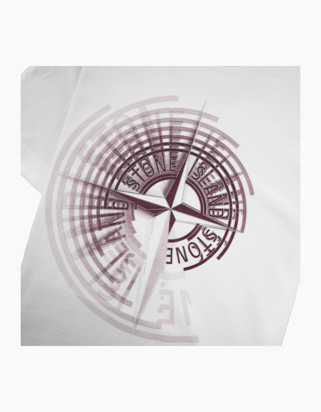 Stone Island Junior Spiral Compass T-Shirt White