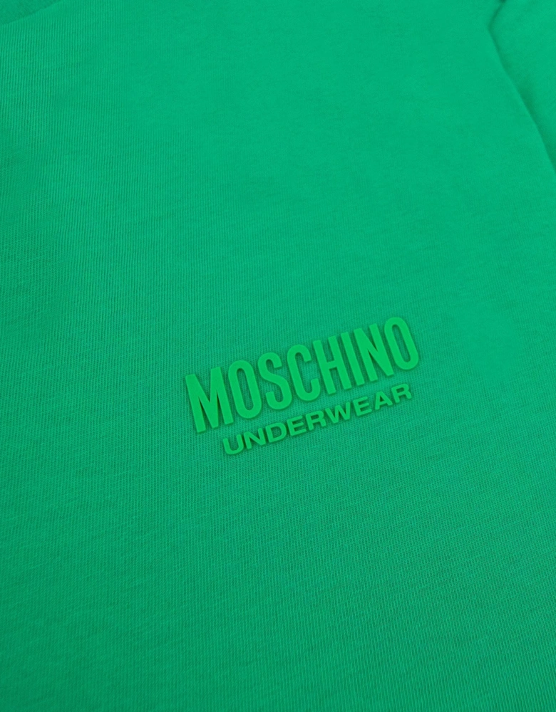 Moschino Underwear Tape Logo T-shirt Green