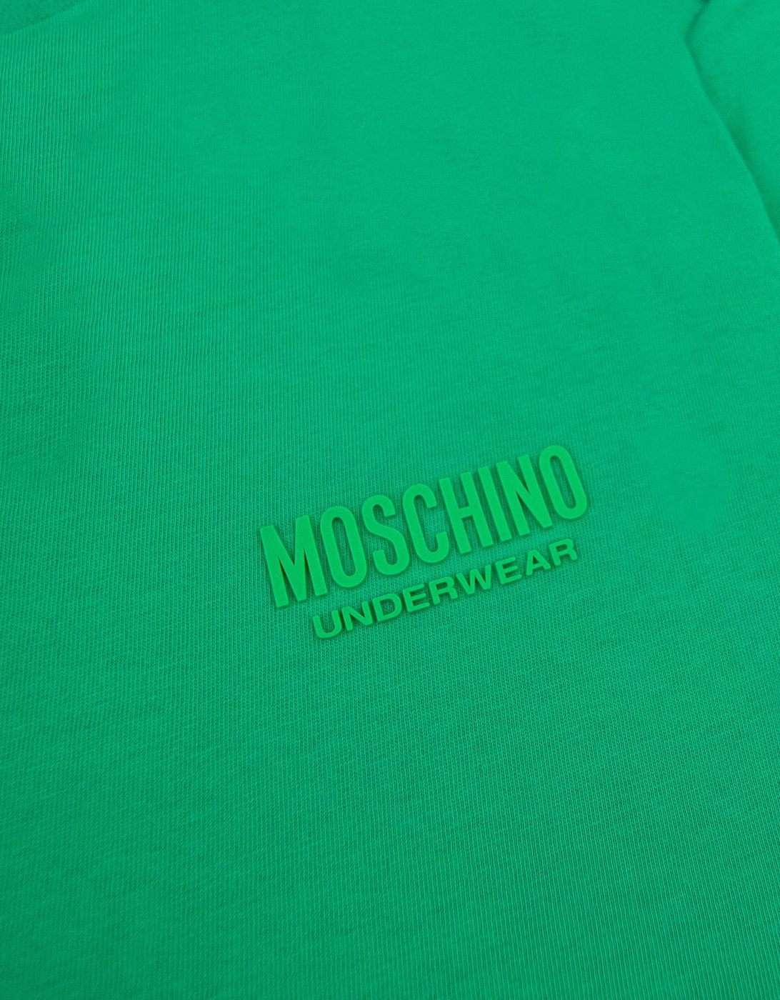 Moschino Underwear Tape Logo T-shirt Green