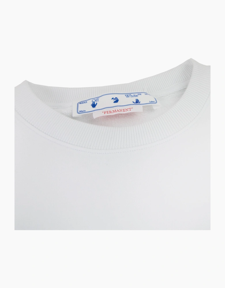 Off White Caravage Arrow Over Crewneck Sweatshirt White/black