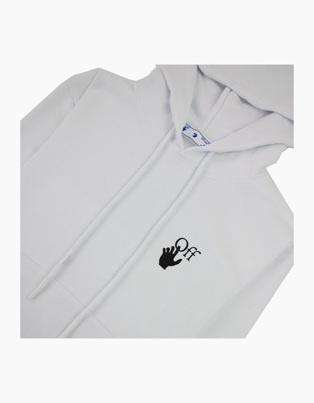Off White Degrade Arrow Slim Hoodie White Multi