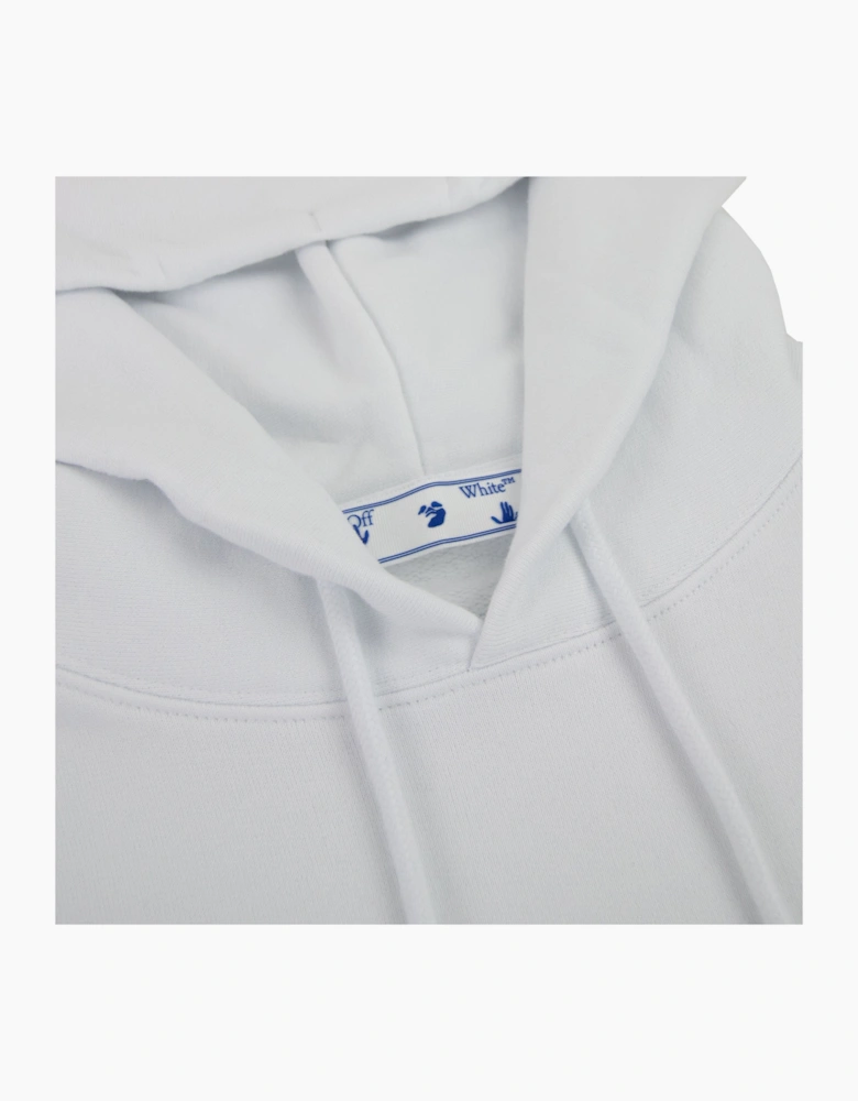 Off White Degrade Arrow Slim Hoodie White Multi
