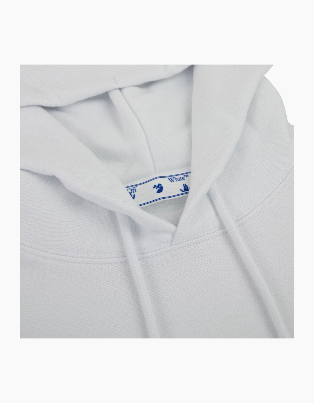 Off White Degrade Arrow Slim Hoodie White Multi