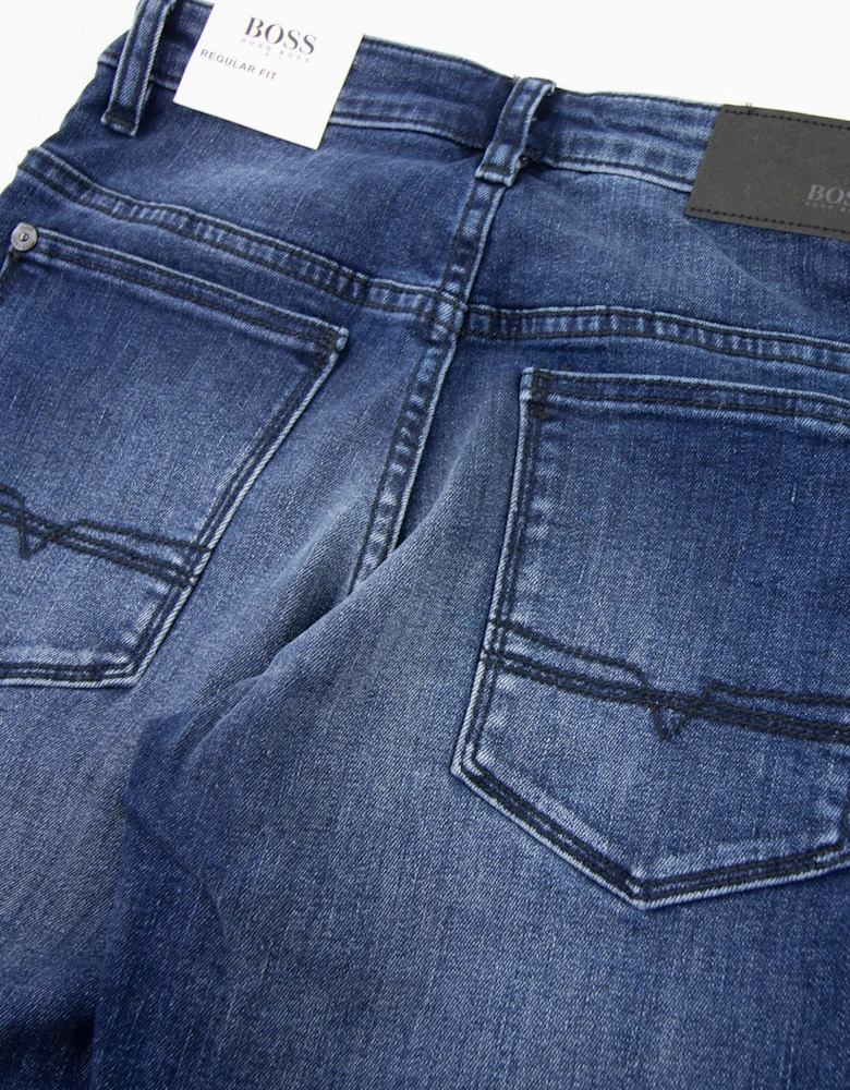 Hugo Boss Kids Straight Leg Jeans Stonewash Denim
