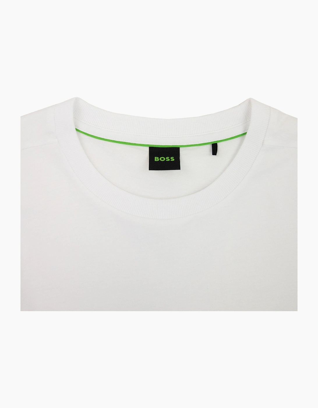 Hugo Boss Tee 1 Logo Printed T Shirt White 100