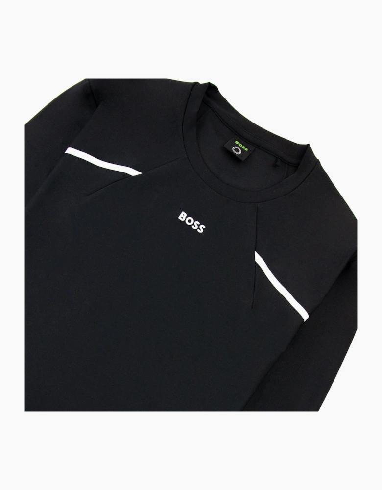 Hugo Boss Salbo Gym Logo Sweatshirt Black 001