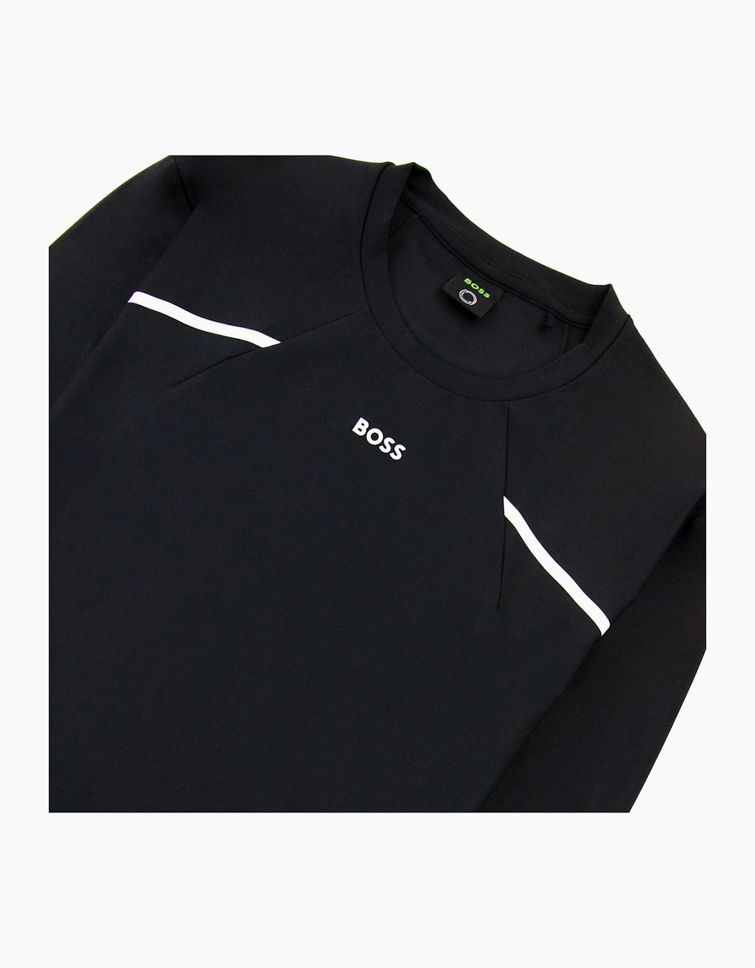 Hugo Boss Salbo Gym Logo Sweatshirt Black 001