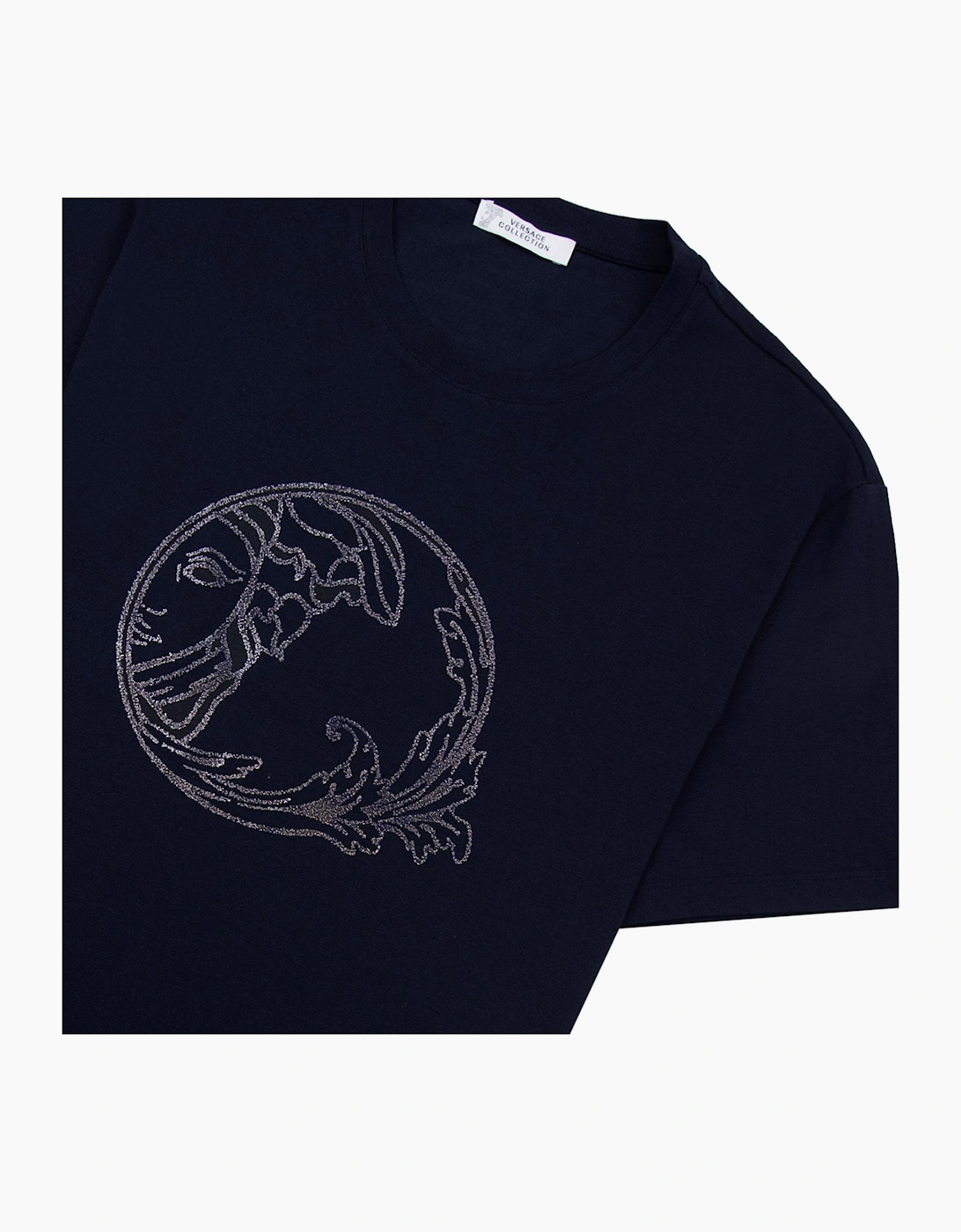 Versace Collection Medusa T Shirt Navy