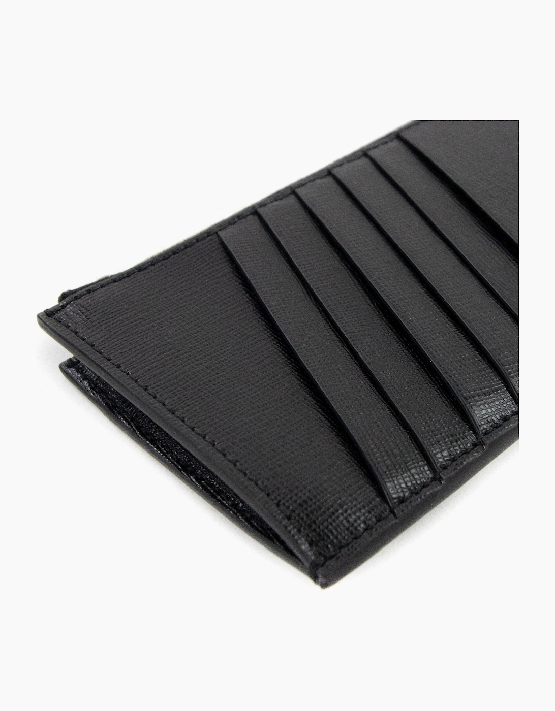 Off White Binder Card Case Black/White