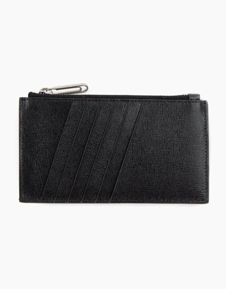 Off White Binder Card Case Black/White
