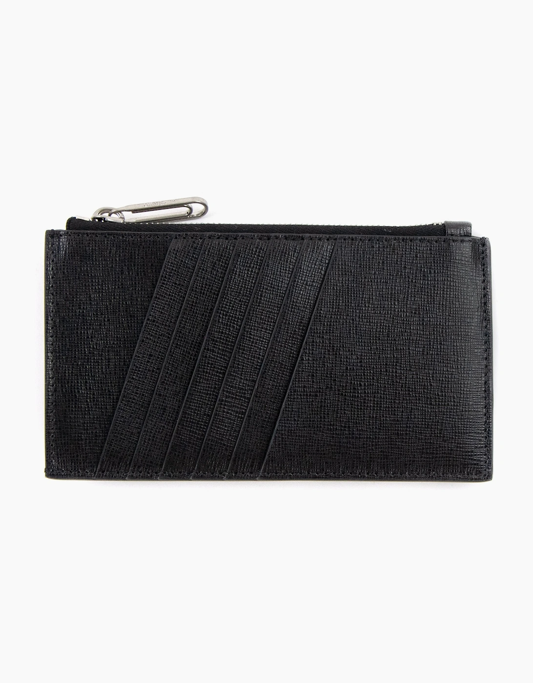 Off White Binder Card Case Black/White